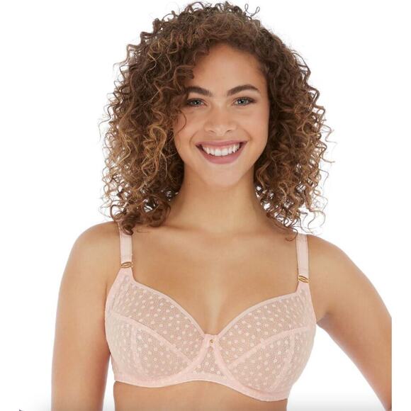 Freya Other - Freya Starlight Underwired Side Support Bra Rosewater 34F Lace